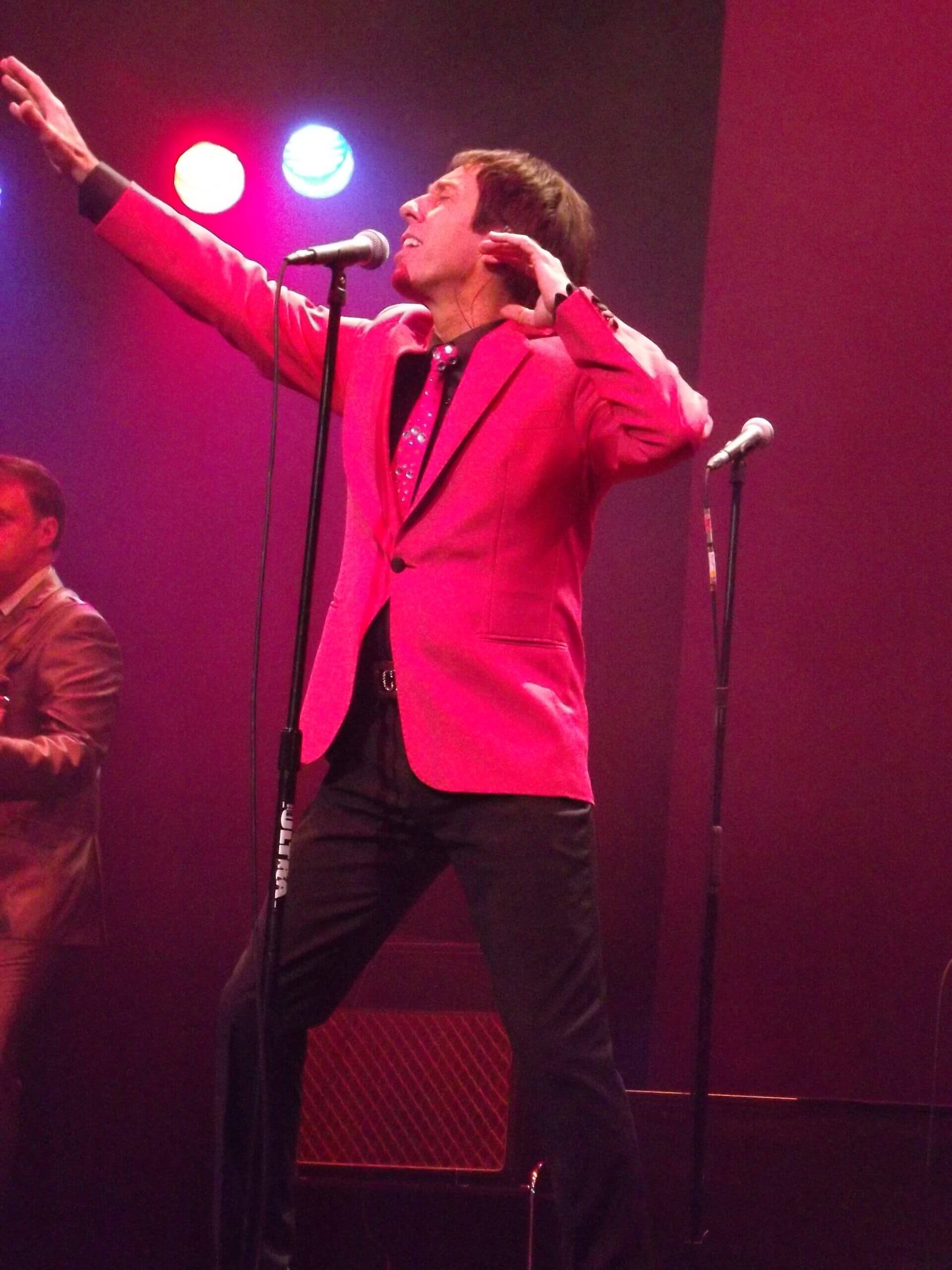 Jimmy Jemain Performing in Pink Jacket